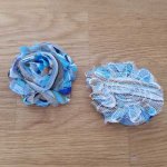 Frayed Fabric Flower Fancy No. 55