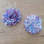 Frayed Fabric Flower Fancy No. 65