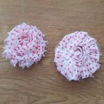 Frayed Fabric Flower Fancy No. 76