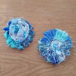 Frayed Fabric Flower Fancy No. 86