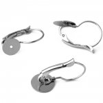 stainless steel earring holder 10 mm N°08