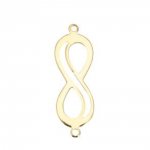 18k gold-plated copper 'Infinity' symbol connector