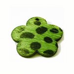 Flower Fur Green 30x30mm x 1