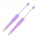 Lilac Violet Decorative Bead Pen to customize x 1 piece