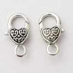 Silver Heart Clasp N°01