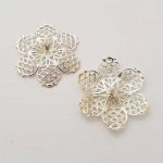 Miscellaneous Charm N°019 Silver Flower