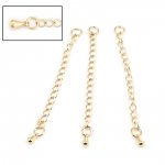 Gold Plated Copper Bracelet Necklace Extension Chain