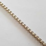 Chain square mesh 4 mm Silver