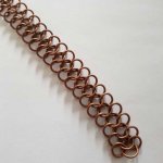 20 cm chain link form 8 connected Copper color