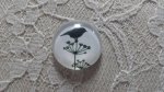 round glass cabochon 10mm birds 019 