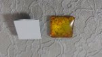 square glass cabochon 25mm 016 