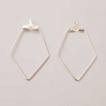 Diamond Primer Silver Earring Holder N°01 x 1 piece