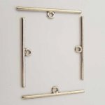 Bar Rod For Silver Metal Clasp N°05