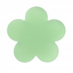 Fleur pvc 26 mm Vert Opaline