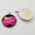 Pendentif Cabochon 30 mm Fantaisie N°01-04