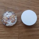 cabochon rond en verre 18mm divers 016