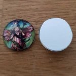 cabochon rond en verre 20mm divers 015