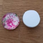 cabochon rond en verre 20mm divers 020