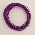 Fil Métal Plastifié 0.8 mm Mauve x 3 mètres