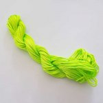 10 Mètres de Cordons 2 mm Nylon Tressés Vert Fluo