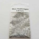 Micro bille  Poudre Argent sachet de 2 Grammes