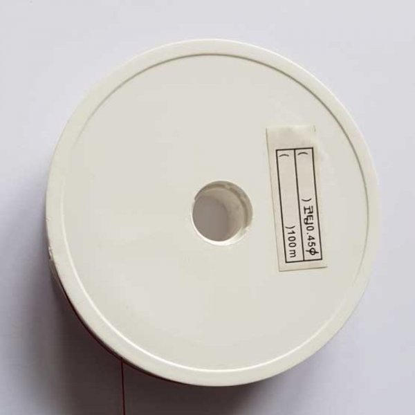 x 100 Fil C&acirc;bl&eacute; Rouge Diam&egrave;tre 0.45 mm