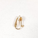 Lot de 10 clips d'oreilles dorés