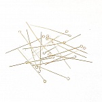 Apprêts bijoux: Lot de clous métal avec oeil 