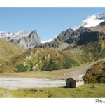 Postcard Gliere lake, Champagny en vanoise in summer