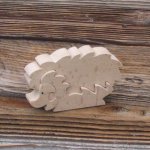 Wooden jigsaw puzzle 3 pieces solid beechwood, handmade, animals 