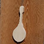 Solid wood mandolin ht15cm, musical wedding decoration handmade musician gift
