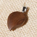 pendant walnut wood jewelry wood and nature