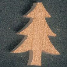 Figurine fir tree in wood theme forest, nature, mountain