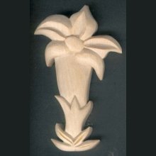Carved gentian waxed nature