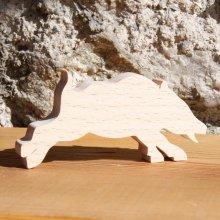 wild boar wedding place card theme forest, mountain, nature, hunting solid wood beech or handmade charm