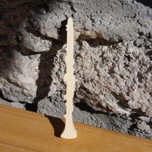 Solid spruce clarinet 15cm, handmade