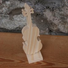 violin mounted on solid wood wedding decoration handmade birthday gift violinist