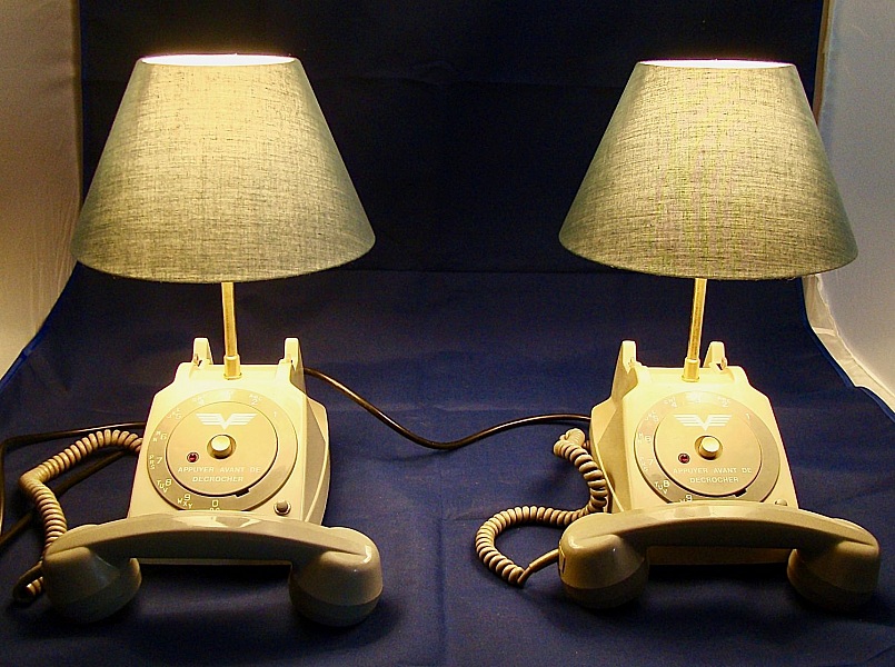 air telephone bedside lamp set 
