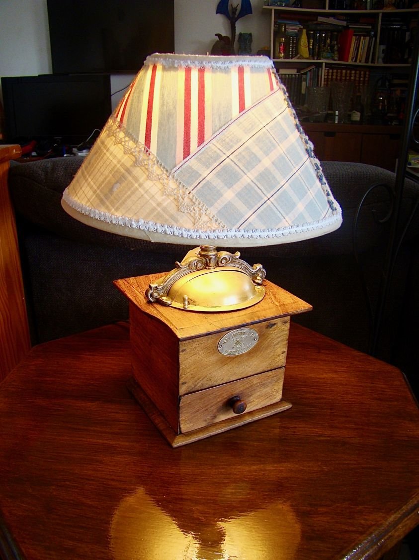 Coffee Grinder Lamp