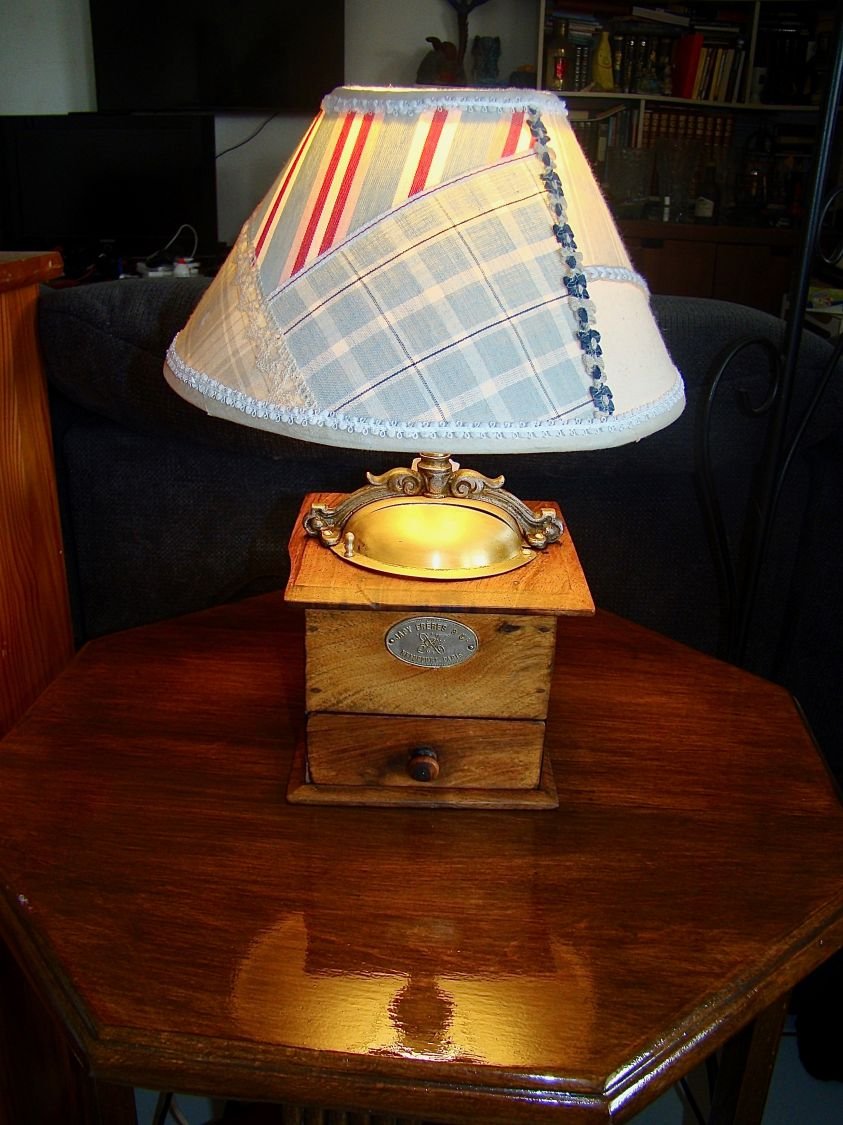 Coffee Grinder Lamp