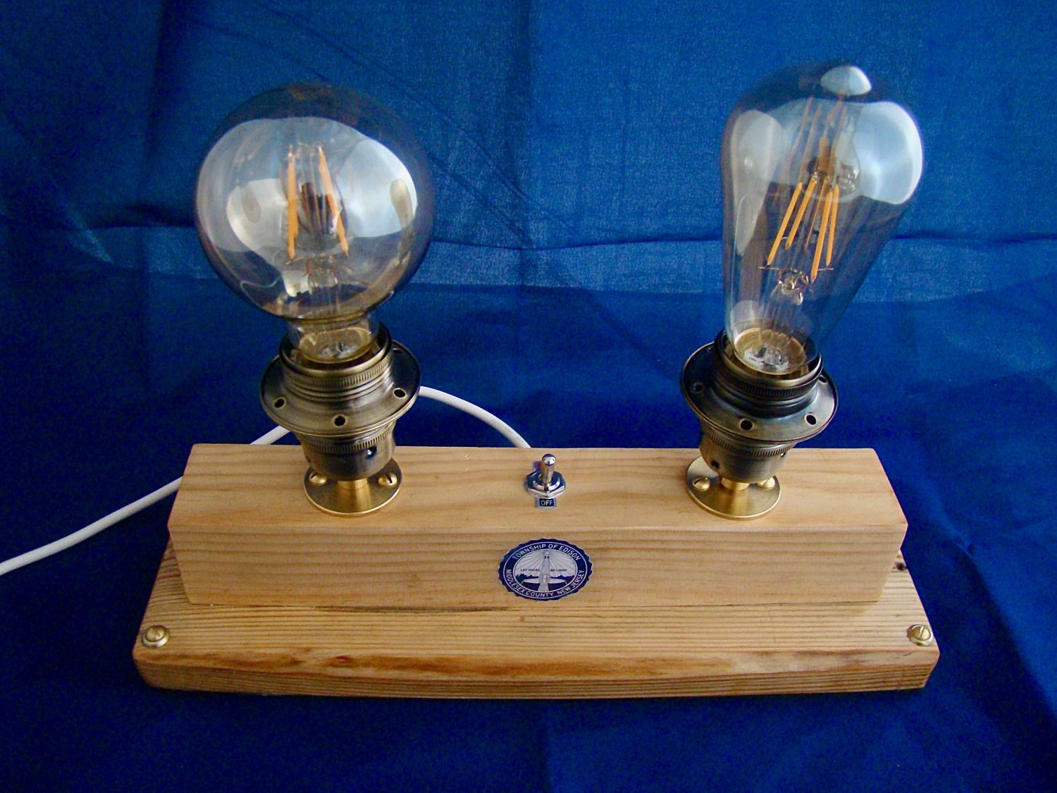 EDISON style steampunk lamp 