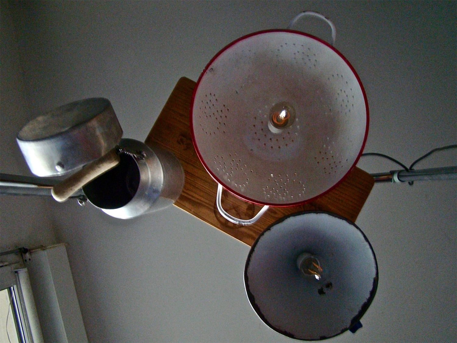 Kitchen utensils chandelier !