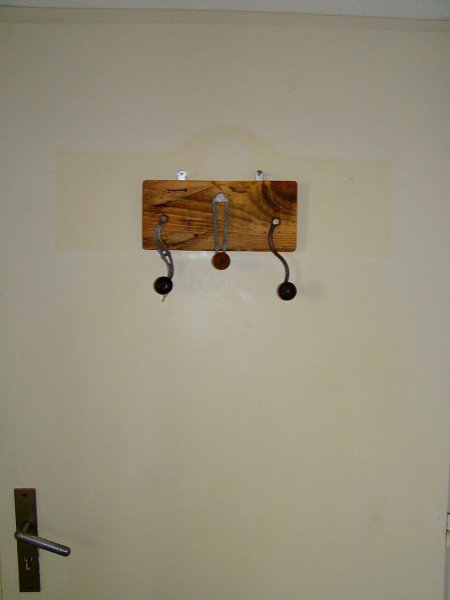 Small recycled coat rack