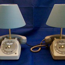 air telephone bedside lamp set 