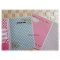 Journal intime ou Calepin album ou carnet papiers assortis "Special Day" rose vert multicolore