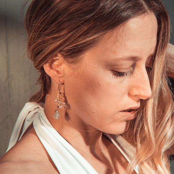 Boucles d'Oreilles Cr&eacute;ation Hippie Chic n&deg;2