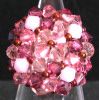 Bague Agate Rose satin Swarovski