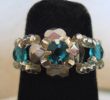 Ring in kit Lolita Strass Blue turquoise