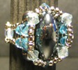 Kit bague Molene Hématite Aquamarine