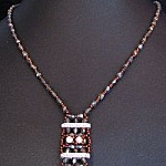Kit collier Gothica bronze